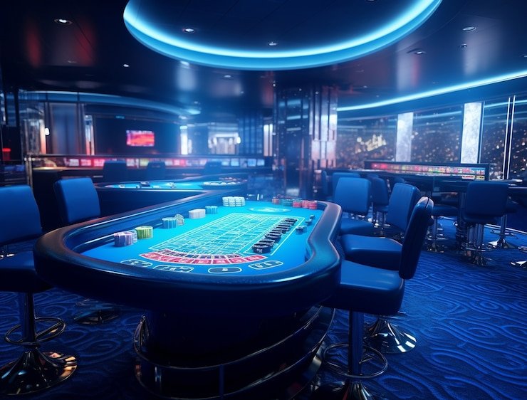 Dealer Super Sic Bo di studio mom4d mempersiapkan tiga dadu dalam kurungan transparan